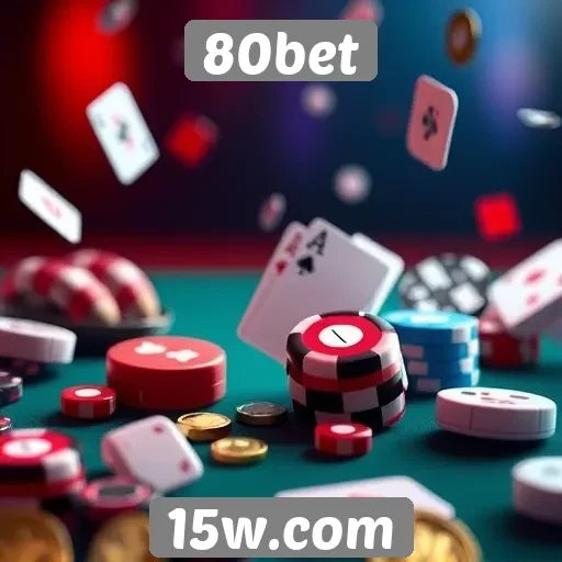 Cartas e dados: jogos disponíveis na 80bet